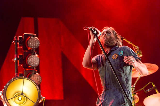 AWOLNATION play MidFlorida Credit Union Amphitheatre in Tampa, Florida on October 1, 2016. - Tracy May