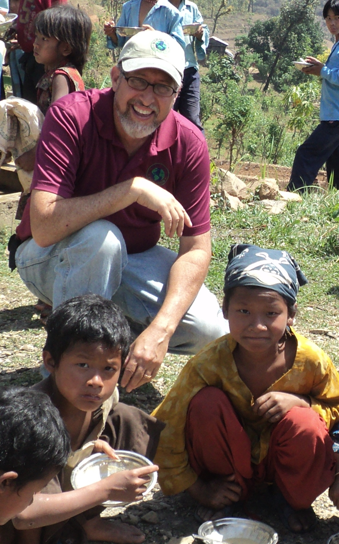 MAKING A DIFFERENCE: Rob Rowen during a recent visit to Nepal. Rowen is a participant in the St. Pete conference. - Courtesy of Rob Rowen