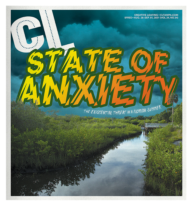 The cover of Creative Loafing Tampa Bay's Aug. 25, 2021 issue. - Photo via cityofstpete/Flickr. Design by Jack Spatafora.