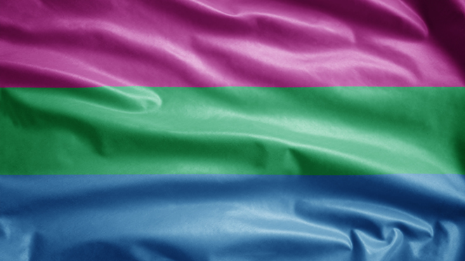 Polysexual flag. - Adobe