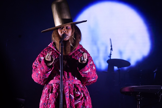 Erykah Badu, who plays Amalie Arena in Tampa, Florida on Oct. 29, 2021. - Jess Phillips/Bungalow Entertainment