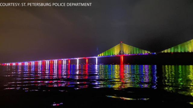 St. Petersburg's Sunshine Skyway bridge. - St. Petersburg Police Department