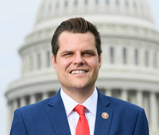 Matt Gaetz was tricked into sharing a photo of Lee Harvey Oswald on Memorial Day
