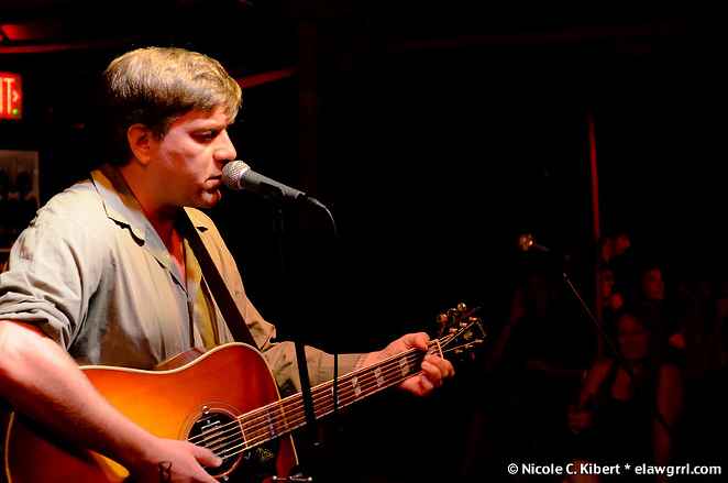 David Dondero playing Summer Jam 8 at New World Brewery in Ybor City, Florida on Sept. 1, 2012. The fabled adopted son of Tampa returns to the area next month for a show at Bayou Bodega on Davis Islands. - Nicole Kiber/elawgrrl.com