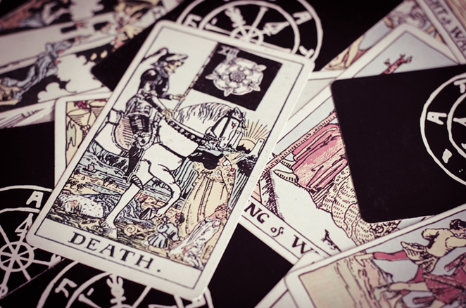 The Death card gets downplayed a lot nowadays, usually to mollify new clients who might freak when they see it. - Adobe