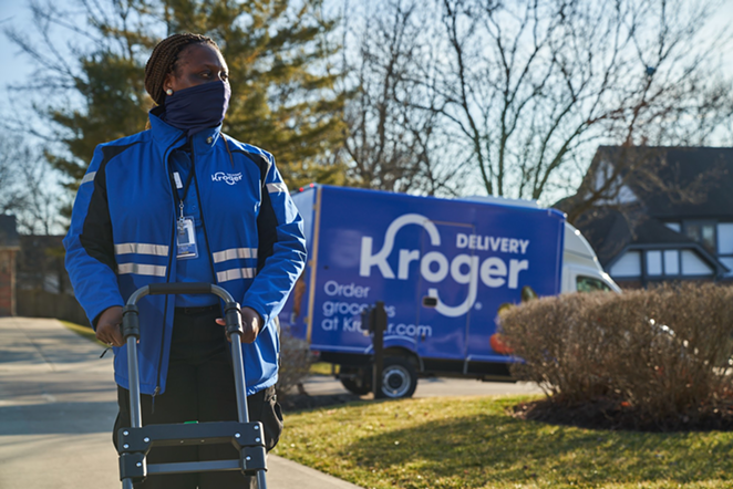 Kroger's fulfillment centers offer delivery within a 90-mile radius. - KROGER/FACEBOOK