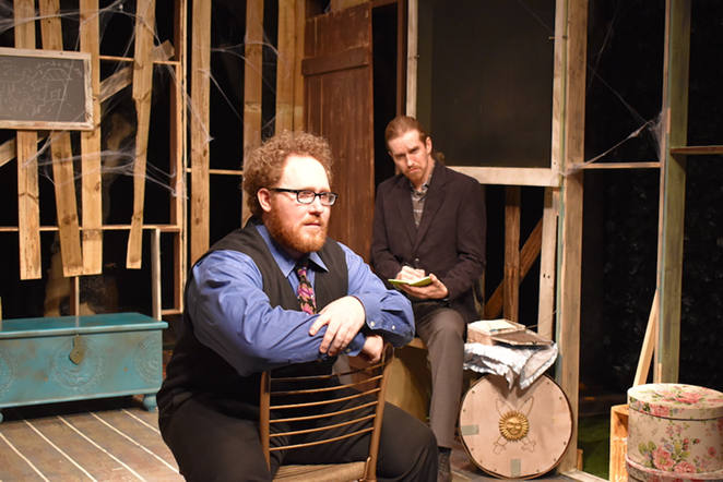 Zachary Finley (L) and Tyler Wood in 'The Wendy House,' which is at Lab Theater Project in Ybor City, Florida through May 23, 2021. - LAB THEATER PROJECT