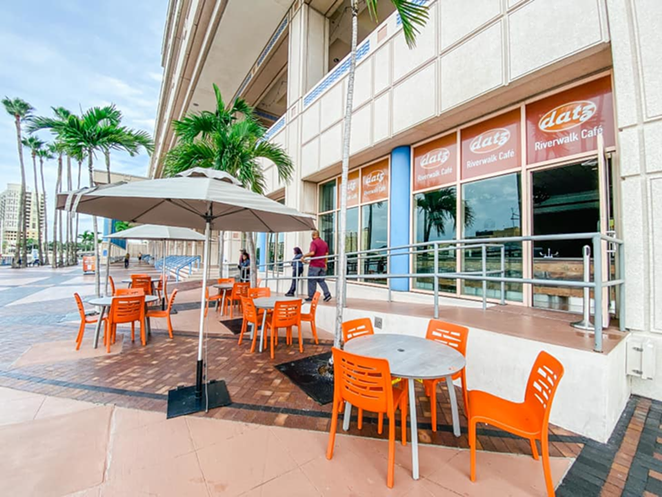 Datz Riverwalk Cafe is located outside of the Tampa Convention Center. - TheTampaCC Facebook