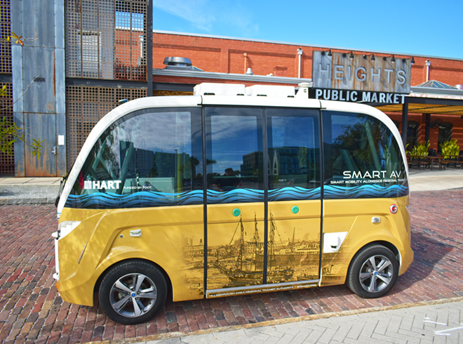 Downtown Tampa has a new fully automated transportation shuttle
