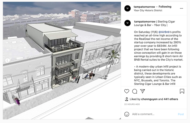 Empty Ybor City lot will soon include the Sterling Cigar Lounge & Bar, Airbnb rentals and a restaurant