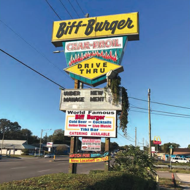 St. Pete's Biff Burger, which will see all its assets sold off at auction. - MEOLOGY™