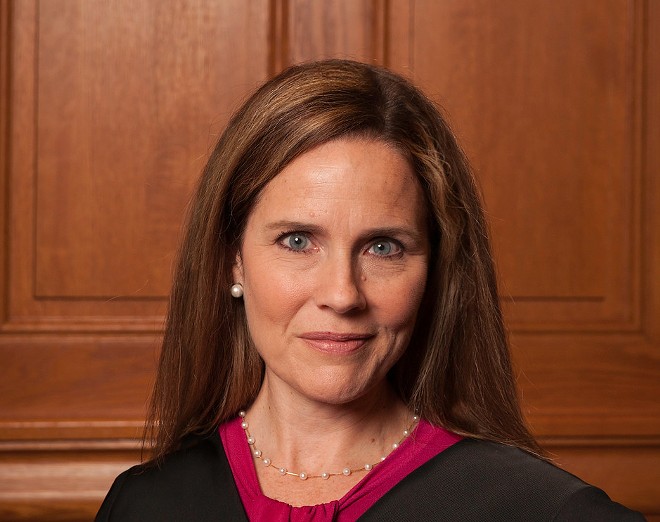 Amy Coney Barrett thinks they can dump their unwanted babies after giving birth. - Rachel Malehorn, CC BY 3.0
