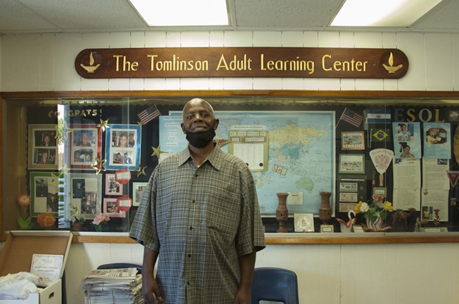 Kenny Reddick, a recent graduate of Tomlinson Adult Learning Center in St. Petersburg, Florida. - Adam Cole Boehm
