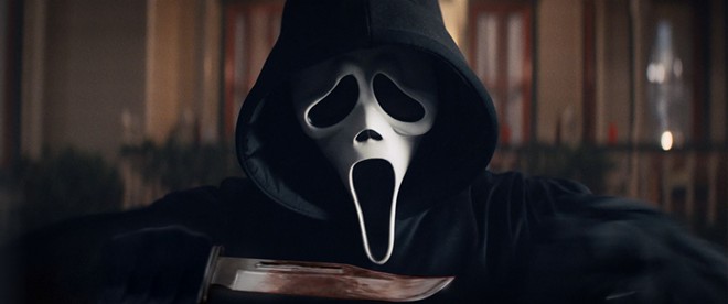 Don't answer the phone, and don't go to Woodsboro, Ghostface is back, again. - Photo via Paramount Pictures - Spyglass Media Group