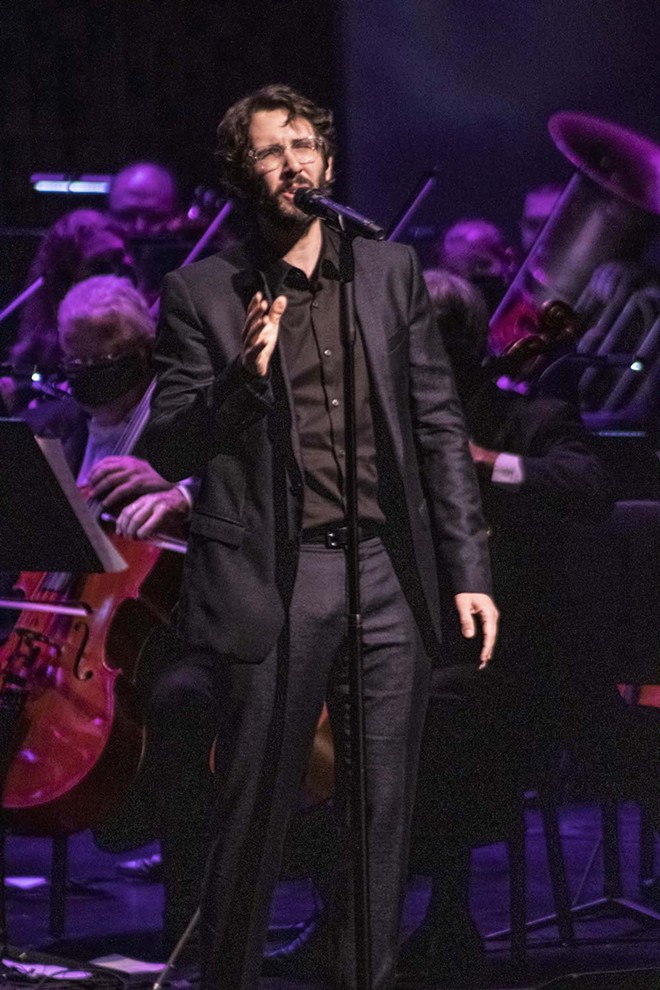 Josh Groban performs at the Mahaffey Theater in St. Petersburg, Florida on February 5, 2022. - PHOTO BY JOSH BRADLEY
