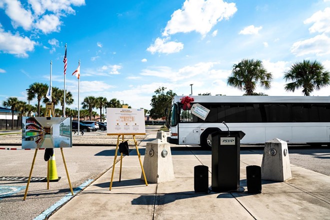 PSTA donates a decommissioned bus to Reach St. Pete. - REACH ST. PETE / FACEBOOK