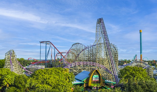Busch Gardens' Iron Gwazi roller coaster officially opens today