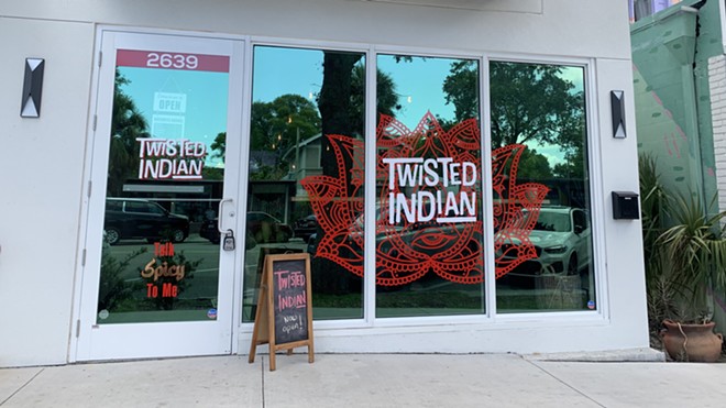 Twisted Indian at 2639 Central Ave. in St. Pete's popular Grand Central District. - PHOTO BY KYLA FIELDS