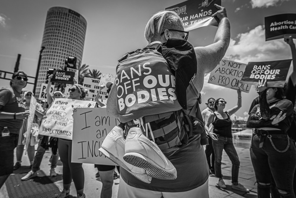 Photos: Tampa's massive 'Bans Off Our Bodies' rally brought hundreds of abortion advocates to downtown last weekend