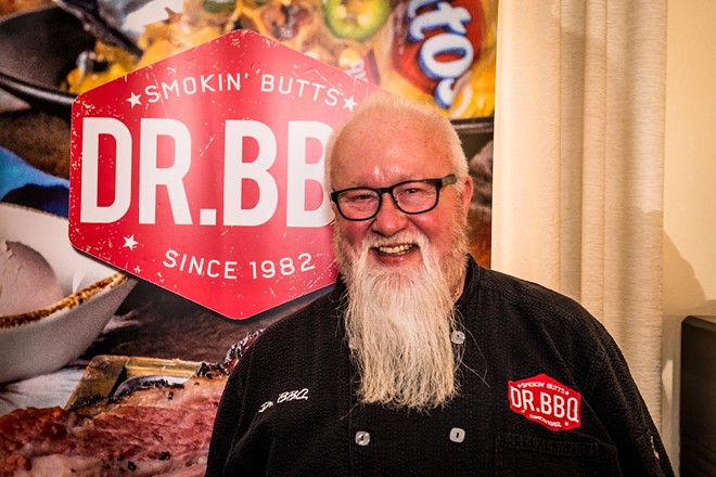 Ray Lampe, Chef and Founder of Dr. BBQ - PHOTO BY NICK CARDELLO