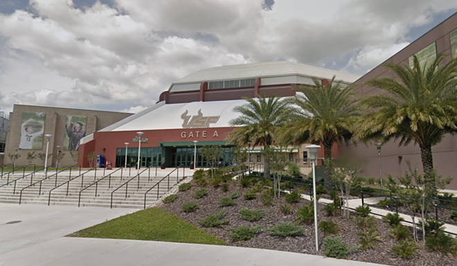 Tampas neues Hallenfußballteam wird seine Heimspiele im Yuengling Center austragen.  - FOTO ÜBER GOOGLE MAPS