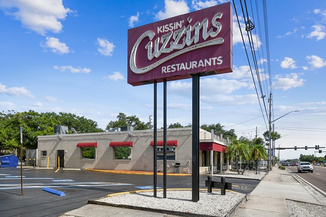 Beloved St. Petersburg family-owned restaurant Kissin’ Cuzzins is on the market for nearly $2.5 million. - Photo c/o Bill Tourtelot