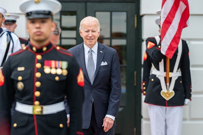 President Joe Biden welcomes ASEAN leaders to the White House, Thursday, May 12, 2022, on the South Lawn. - Official White House Photo by Katie Ricks