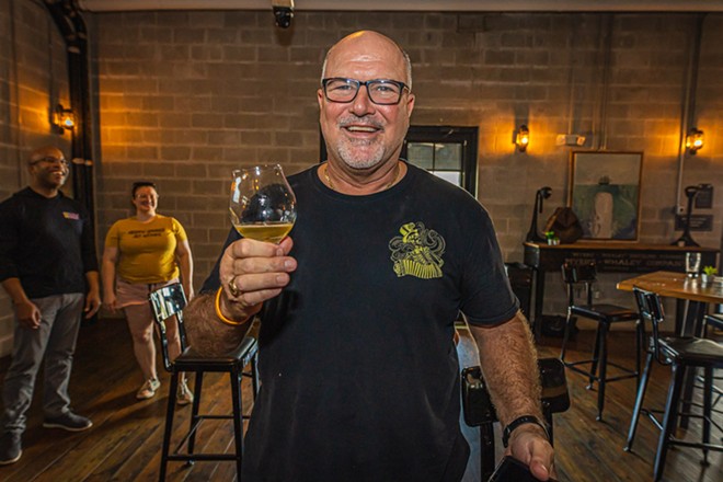J. Paul Pepin of Zydeco Brew Werks at Coppertail Brewing in Ybor City, Florida on July 13, 2022.