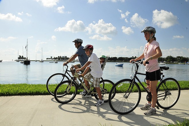 Earlier this year, St. Pete scored well-below average on PeopleForBike's "Best Places to Bike 2022" annual list. - CityofStPete/Flickr
