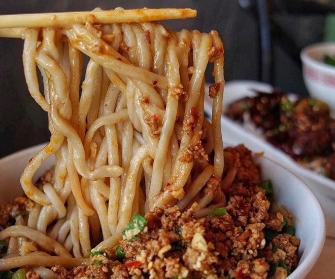 Blackbrick's popular dan dan noodles. - Hales Blackbrick Chinese / Facebook