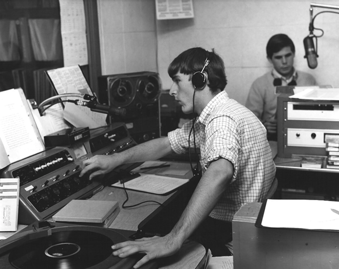 George Geiger was the first DJ to play jazz on WUSF back in 1966 - Courtesy of Michael Scott
