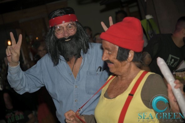 Chech and Chong showed up to the 2018 HalloWEED Costume ball - Suncoast NORML