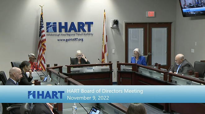 Today, the Board of Directors for HART discussed how to fund transit after a tax referendum failed at the ballot box. - Hillsborough County