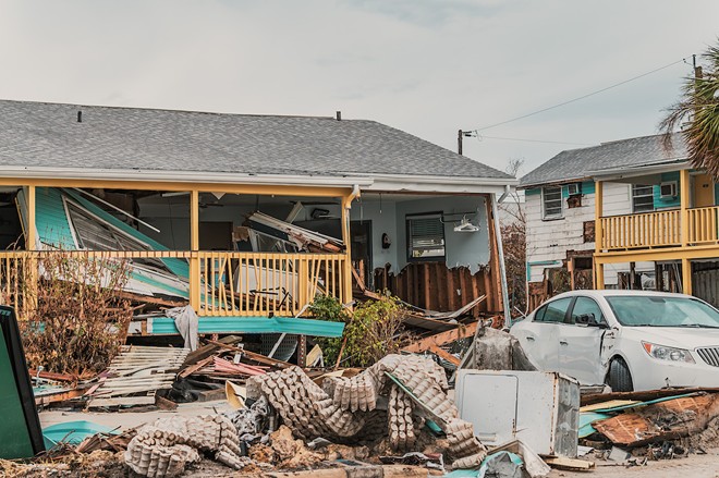 Daños en el área de Fort Myers después del huracán Ian.  - Foto de Chandler M. Culotta
