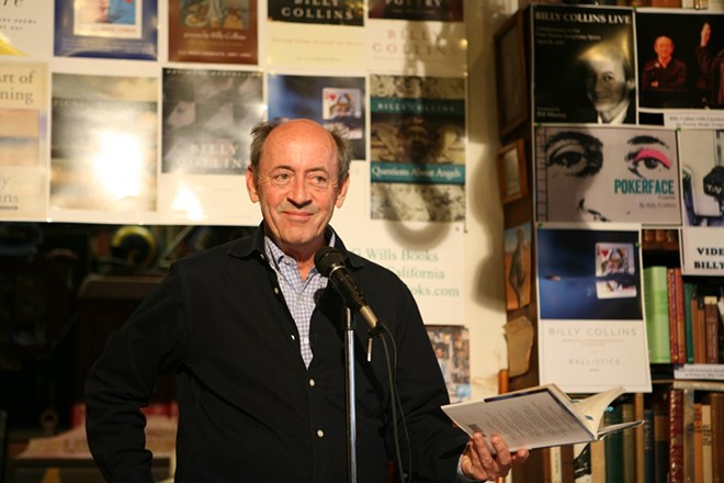 In November, the writer and Winter Park resident Billy Collins released his new book, “Musical Tables,” via Penguin Random House. - marcelo noah, CC BY 2.0