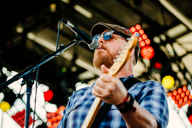 Will Quinlan plays Gasparilla Music Festival in Tampa, Florida on March 11, 2020. - Ysanne Taylor c/o Gasparilla Music Festival