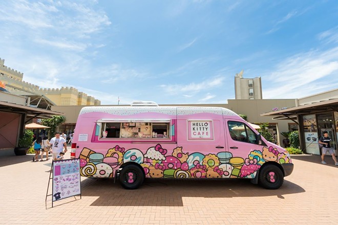 The Hello Kitty Cafe Truck. - Photo via Hello Kitty
