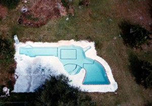 Tampa Bay man explains why he built a gun-shaped swimming pool in his backyard (2)