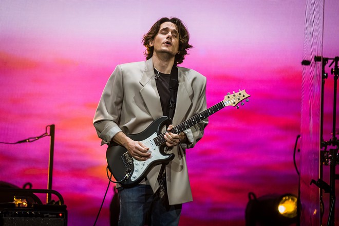 John Mayer plays Amalie Arena in Tampa, Florida on April 6, 2022. - Photo by Phil DeSimone
