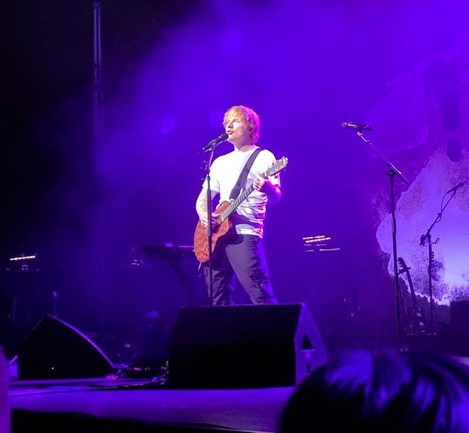 Ed Sheeran plays Ruth Eckerd Hall in Clearwater, Florida on May 19, 2023. - Photo by Ray Roa