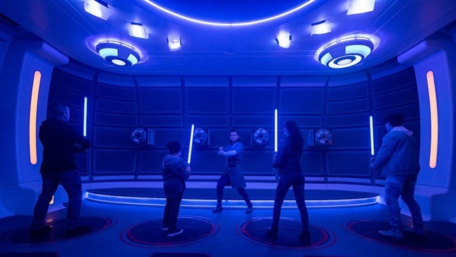 Lightsaber building and training are offered onboard the Starcruiser - Photo via Disney