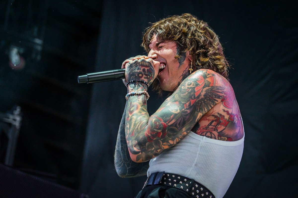 Bring Me The Horizon plays MidFlorida Credit Union Amphitheatre in Tampa, Florida on July 25, 2023. - Photo by Phil DeSimone