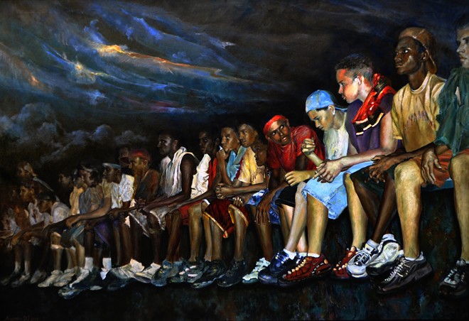 Alejandro de Jesus' 'Basketball Players' - c/o Creative Pinellas