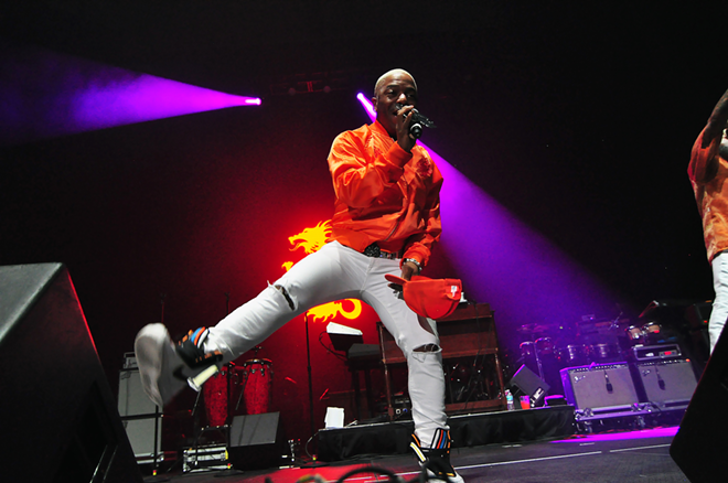 Dru Hill, who plays Ladies R&B Kickback at Yuengling Center in Tampa, Florida on Oct. 7, 2023. - Photo by Phil DeSimone