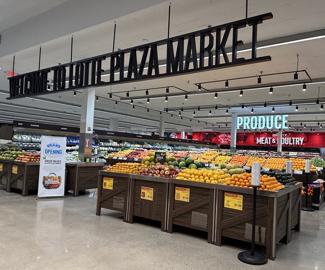 The interior of a newly-opened store in Sterling, VA. - lotteplazamarket / Facebook