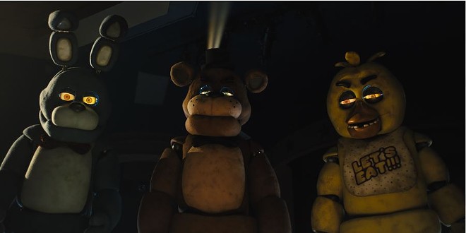 Bonnie, Freddy and Chica (L - R) are three of the killer animatronic characters you have to survive in 'Five Nights at Freddy's' - Photo via Universal Pictures