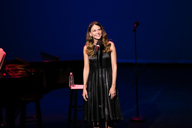 Sutton Foster, who plays Bilheimer Capitol Theatre in Clearwater, Florida on Dec. 17, 2023. - Photo by Bruce Plotkin