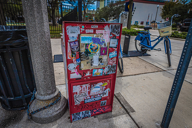 We resolve to keep putting papers in this box. - Photo by Dave Decker