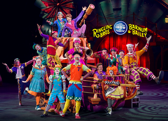 Ringling Bros. and Barnum & Bailey is at Amalie Arena in Tampa, Florida Jan. 5-7, 2024. - Photo via Feld Entertainment