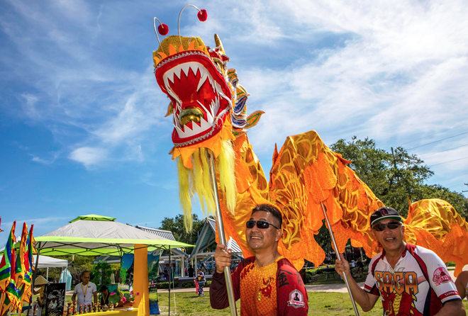 SACA Chinese New Year Celebration happens at Water Works Park in Tampa, Florida on Feb. 17, 2024. - Photo via cityoftampa/Twitter